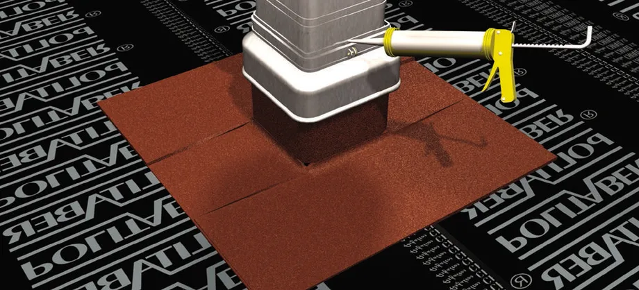 5. Aplicación de un sombrerete sellado del mismo con masilla