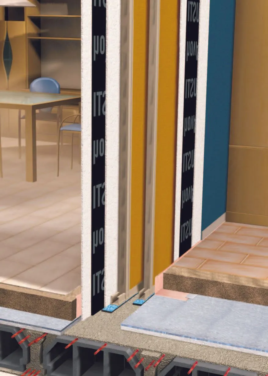 Sistema ChovACUSTIC para el aislamiento acústico en tabiques con resistencia al fuego