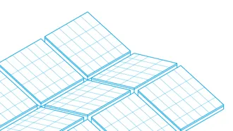 Solar fijaciones Plano Inclinado Este/Oeste