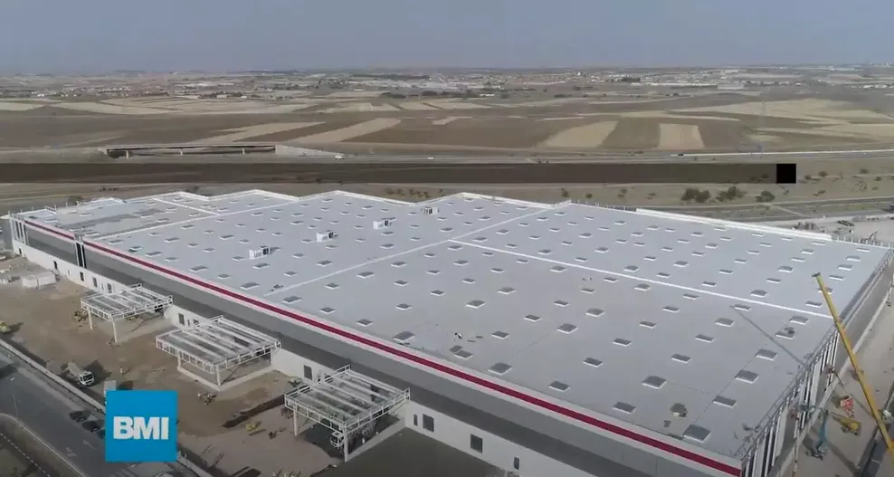 Cubierta airbus TPO Everguard