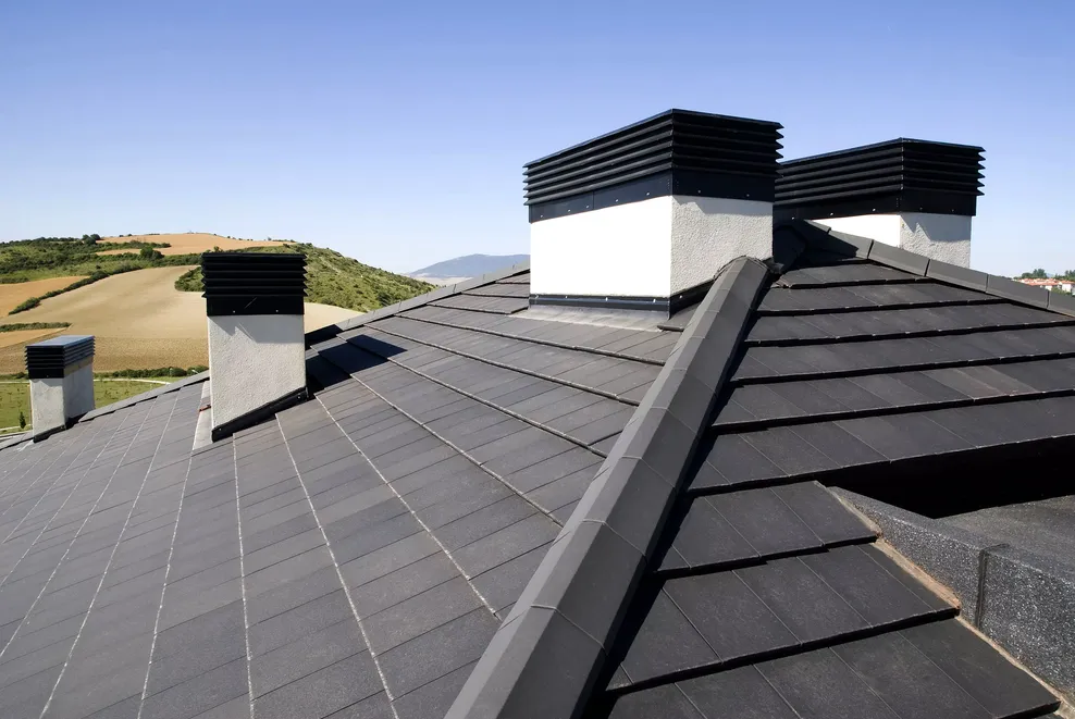 Teja cerámica Lógica® Plana satinado luna